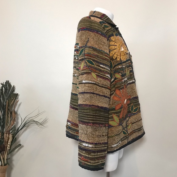 Rare Vintage Multicolor Embroidered Jacket - Picture 6 of 9